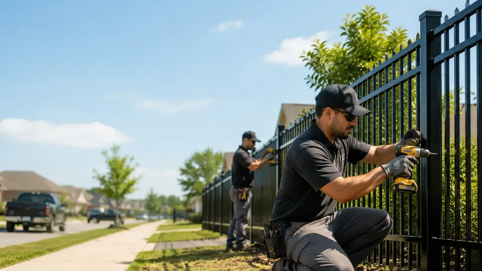 Metal Fence Installation in Oak Creek, WI